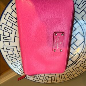 Kate Spade Vibrant Pink Travel Wallet